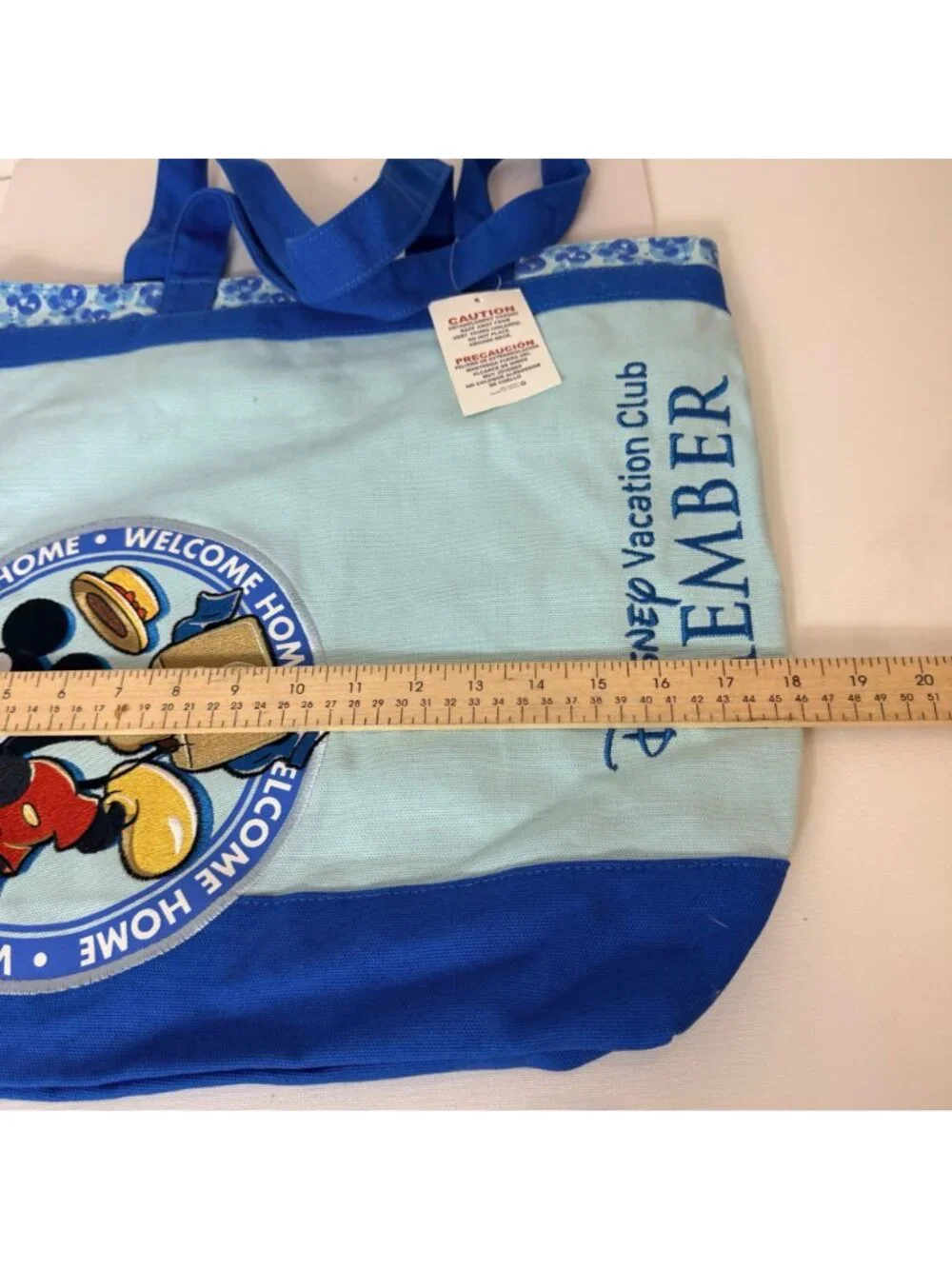 Disney Vacation Tote Bag Club Member Mickey Mouse Welcome Home Cruise Travel